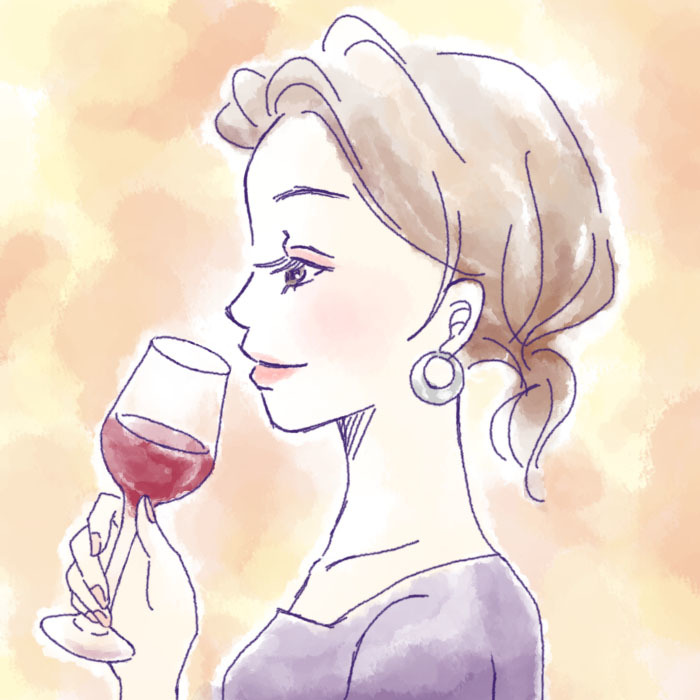 ワイン初心者素敵女子